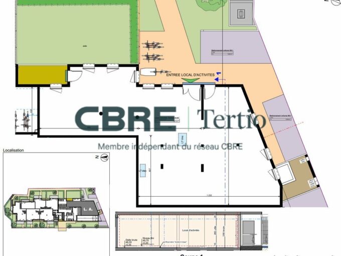 Local commercial Neuf de 158m² à Saint Pierre des Corps